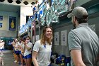 Swim Senior Day  Wheaton College Swimming & Diving Senior Day 2022. - Photo By: KEITH NORDSTROM : Wheaton, Diving, Swim, Swimming, Senior Day